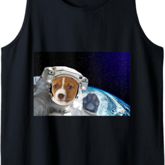 Dog in Space Basenji Canotta
