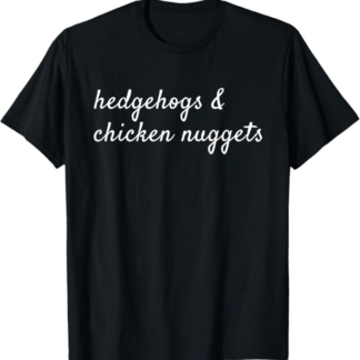 Riccio And Chicken Nuggets Animale Domestico Maglietta