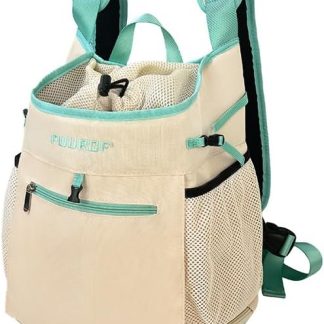 PURROF Cat Carrier Pouch,Breathable Small Dog Front Backpack,Large Space cat Front Carrier,Small Dogs for Travel, Hiking, Cycling