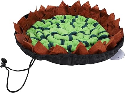 Мягкий коврик для кормления животных Fockety Pet Sniffing Mat, плюшевая кормушка для собак и кошек с прочным интерактивным рисунком, стимулирующая естественный поиск пищи, снижающая стресс и способствующая развитию охоты.