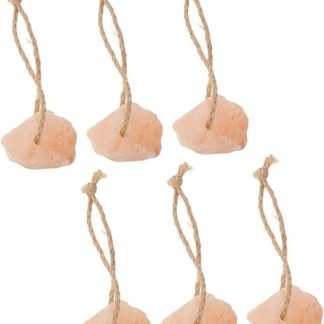 6pcs Pink Salt Lick Blocks for Horses Deer Cattle Livestock Natural Mineral Source Rich in Trace Elements Easy Placement Organic Salt