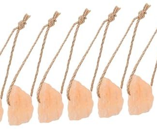 Happyyami 6pcs Animal Salt Lick Natural Mineral Source for Horses Cattle Deer Livestock Salt Licking Block