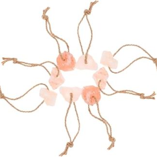 8pcs Natural Pink Salt Lick Blocks for Livestock Each Mineral-rich Chew for Horses Deer Goats Cattle to Enhance Digestion Immunity and Vitality