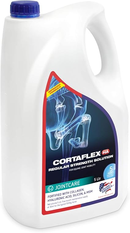 Cortaflex Equine America Regular Strength Solution | Premium Ready To Use Horse & Pony Supplement | Support For Joints & Mobility | 5 litre