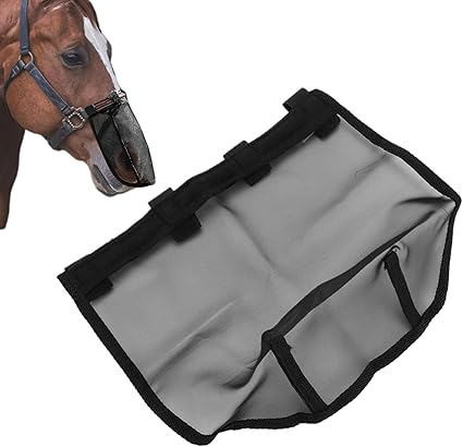 Horse Fly Masque,Breathable Horse Nose Fly Cover | Breathable Mesh Face Shield Medium Large Equine Protection Pet Supplies for Farm Ride Cow