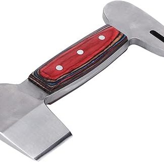 Horse Hoof Knife Horseshoe Repair Tools for Harder Hooved Horses, Easy Handle for Better Balance, Hardened Tool Steel, 16.4oz