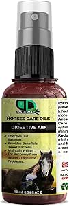 Horse Digestive Aid Care Oil | Effective Gut Balancer & Maintain Weight, Reduced Risk of Ulcers, Recovery From Illness Digestive Problems, Support during Diet (10ml Spray)
