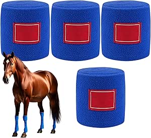 Maciun Horse Wrap Bandages | Horse Leg Wraps, Flexible Soft Protector Bandages for Riding Recovery Trail Riding Daily Turnout Competition Equestrian Events Training Stable Care