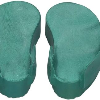 2Pcs Cow Hoof Pads Rubber Green Cattle Hoof Trimming Accessories with Adhesive for Pasture, Soft Durable Hoof Protection Liner for Injured Hooves