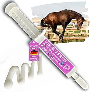 EMMA® Calmer for horses Magnesium I Calm Booster I Supplementary feed for nerves, stress, anxiety I Vitamins for calming I Tryptophan 1 pc