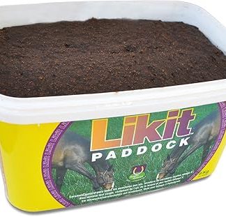 Likit Paddock 8kg | Horse Lick with Essential Vitamins & Minerals | Added Benefit of Garlic, yeast & Oils | 8kg
