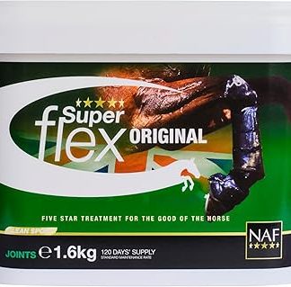 NAF Five Star Superflex 1.6kg – Premium Joint Supplement for Horses – High-Strength Glucosamine, MSM, Chondroitin, Hyaluronic Acid & Antioxidants – Supports Mobility and Joint Health