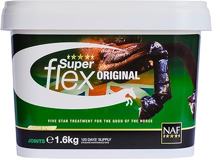 NAF Five Star Superflex 1.6kg – Premium Joint Supplement for Horses – High-Strength Glucosamine, MSM, Chondroitin, Hyaluronic Acid & Antioxidants – Supports Mobility and Joint Health
