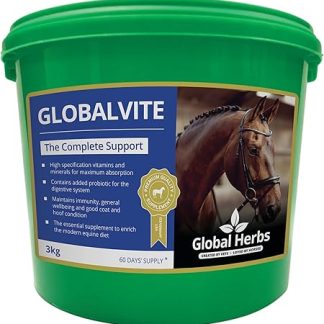 Global Herbs GlobalVite Equine Vitamin & Mineral Supplement for Hooves, Coat & Vitality 3kg