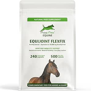 EquiJoint FlexFix for Horses | 240 Easy-Open Capsules - 4 Months Supply | Joint and Mobility Support Supplement for Horses | Combine with Boswellia or Glucosamine | Made in the UK