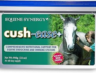 Cush-Ease + A Comprehensive High Potency Nutrition Supplement for Horses - Now With Biotin and Milk Thistle for Hoof Health