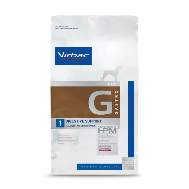 VIRBAC Digestive Support G1 — сухой корм для собак, 1,5 кг