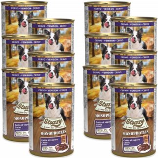 Влажный корм для собак STUZZY Monoprotein Venison - 12 x 400 г
