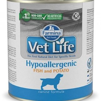 Влажный корм для собак FARMINA Vet Life с гипоаллергенной рыбой и картофелем - 300 г