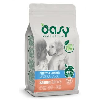 OASY One Animal Protein Puppy & Junior Medium/Large Mono Salmon - сухой корм для собак - 12 кг