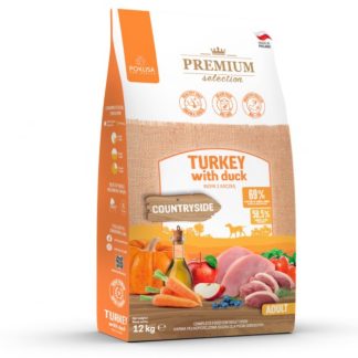 POKUSA Premium Selection Корм для взрослых собак из индейки с уткой - сухой корм - 12 кг