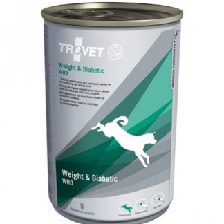Влажный корм для собак TROVET Weight & Diabetic WRD с курицей - 400 г