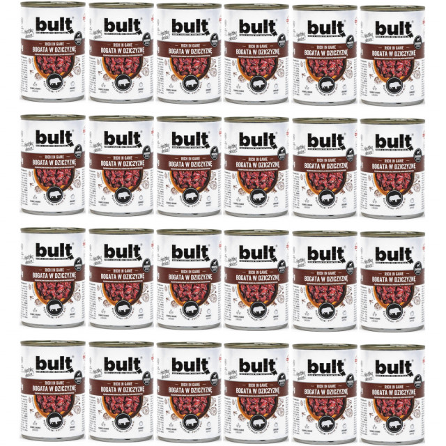 BULT Rich in game - влажный корм для собак - 24 x 800 г.