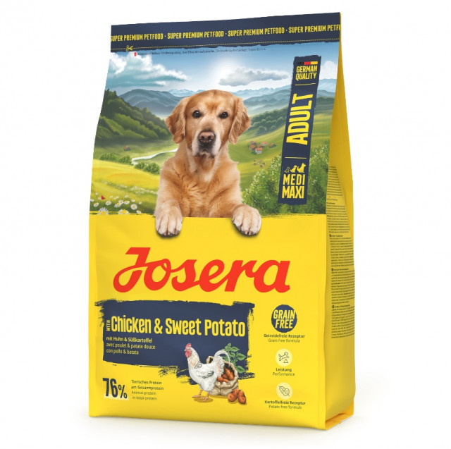JOSERA Medi/Maxi Курица и сладкий картофель - сухой корм для собак - 3 кг