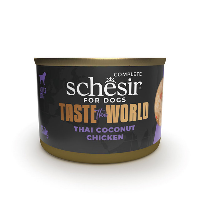 SCHESIR Taste the world Thai coconut chicken - влажный корм для собак - 150 г