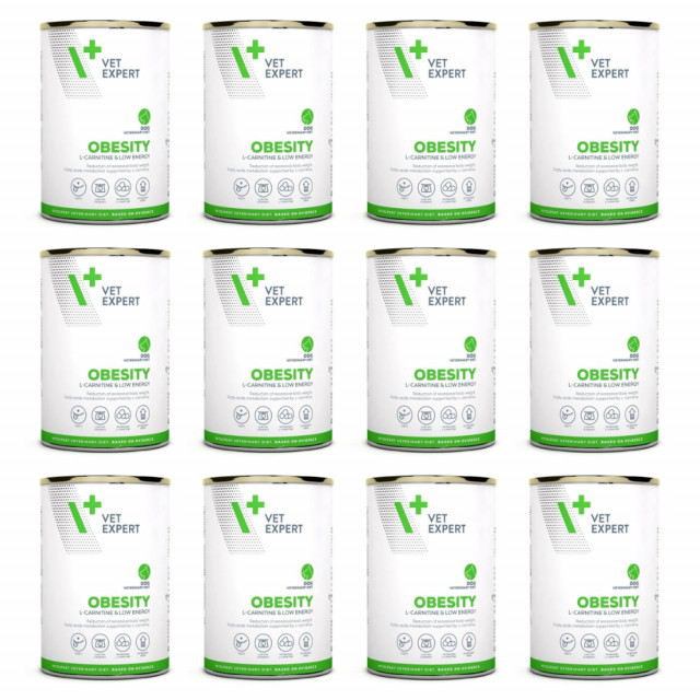 Влажный корм для собак VETEXPERT Veterinary Diet от ожирения - 12 x 400 г