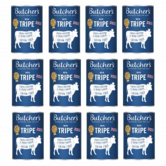Паштет из рубца BUTCHER'S Original Tripe Mix Pate (влажный корм для собак) - 12 x 400 г