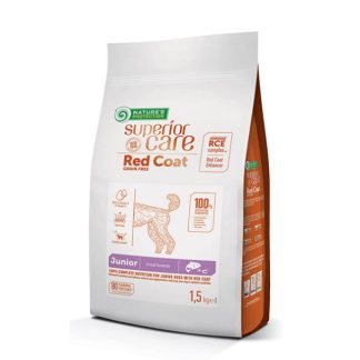 NATURE'S PROTECTION Superior Care Red Coat Grain Free Junior Small Salmon with Krill - сухой корм для собак - 1,5 кг