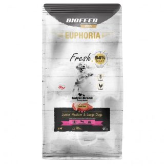 EUPHORIA Fresh Junior Medium & Large dogs Turkey with rabbit - dry dog food - 12kg