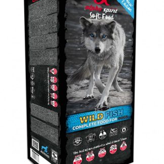 ALPHA SPIRIT Мягкий корм для собак из дикой рыбы - полувлажный корм - 9 кг