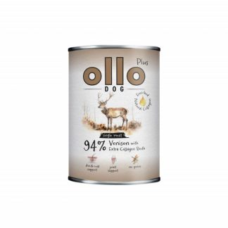 OLLO Plus Collagen Mono Jeleń - влажный корм для собак - 800г