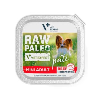 VETEXPERT Raw Paleo Raw Paleo Pate Mini Adult Beef Mono - влажный корм для собак - 150 г