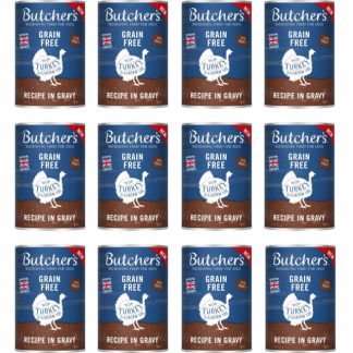 Влажный корм для собак BUTCHER'S Original Recipe in Gravy Turkey Chunks in Gravy - 12 x 400 г