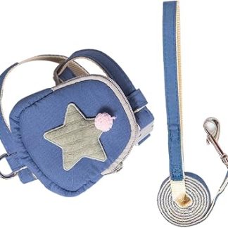 HEEPDD Ensemble de Laisse de Harnais pour Animaux de Compagnie, Harnais de Gilet pour Chat avec Conception à Pression pour Petits Chiens et Chats Ensemble de Laisse de Léger et Confortable de de de
