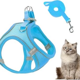 Harnais Pour Chien Et Laisses Gilet Réfléchissant Респирант против фуги | Harnais Et Laisses Pour Chien Combo Pour Chat Randonnée Entraînement Extérieur Vétérinaire