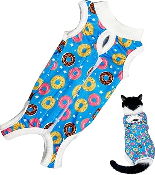 Спрей для котят Anti Léchage Combinaison Respirante Pour Chien Et Chat | Альтернатива À La Collerette Vêtement Post Opératoire Pour Protection Playies Abdominales Félins Petits Chiens