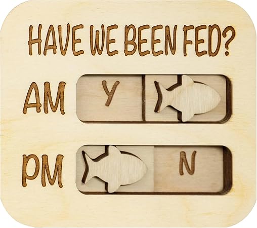Таблица питания для магнитного сосна в лесу AM PM | Tableau des Repas Pour Chiots Chatons Petit Moyen Marche Voyages Intérieur