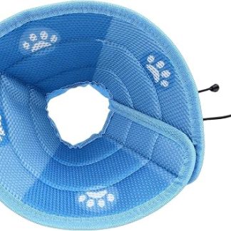 Колье Conique Souple pour Chat, Beignet Réglable pour Animaux de Compagnie, Cône en Maille Confortable pour éviter les Blessures Léchées (L)