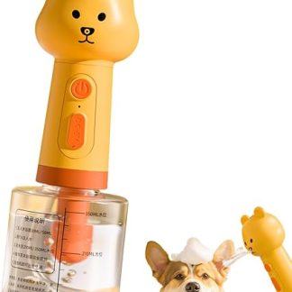 Distributeur De Shampoing pour Chiens Mousseur Ours Après-Shampoing