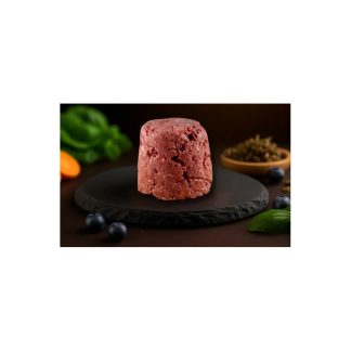 BARF для собак. Замороженный корм BARF с кониной, содержащий монопротеин, 500 г. Сбалансированный корм для собак.