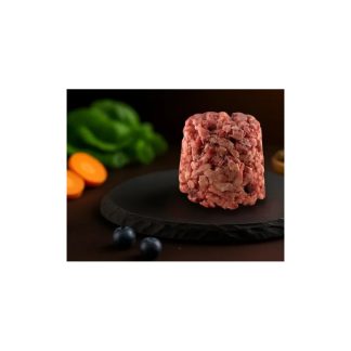 BARF-корм для собак. Замороженный BARF-корм с говядиной и индейкой, 500 г. Сбалансированный корм для собак.
