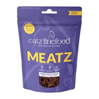 Лакомство для кошек Catz Finefood Meatz Essential Mix 45 г с сушеным мясом 98%
