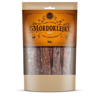 Натуральные жевательные лакомства из козьей шерсти (Mordoklejki) 70 г для собак.