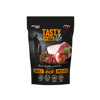 Tasty Dogs Life Duck 90% 150 г – влажный корм для собак в желе.
