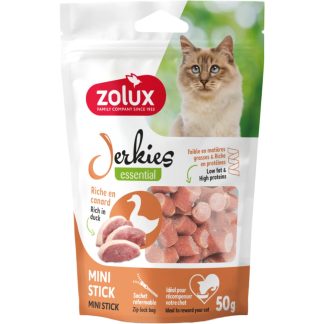 Лакомство для кошек ZOLUX Jerkies с уткой, 50 г